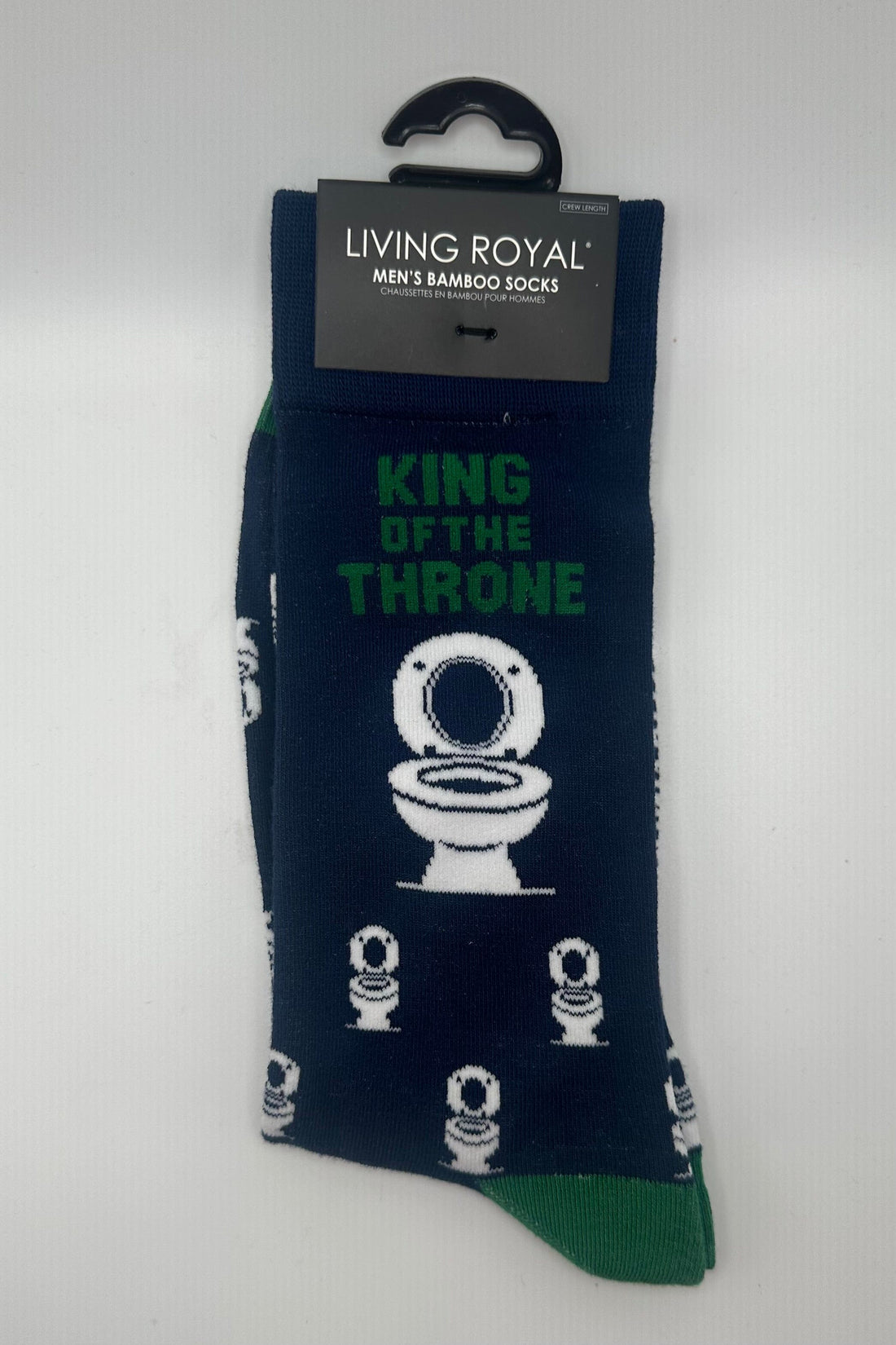 King of the Throne Mens Bamboo Crew Socks GIFT/OTHER LIVINGROYAL 