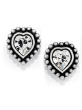 Shimmer Heart Mini Post BJEWELRY Brighton Collectables 