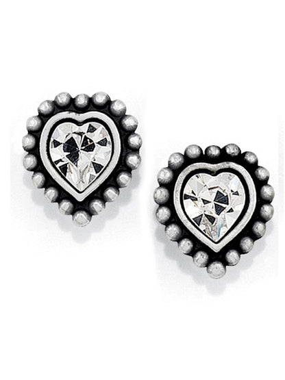 Shimmer Heart Mini Post BJEWELRY Brighton Collectables 