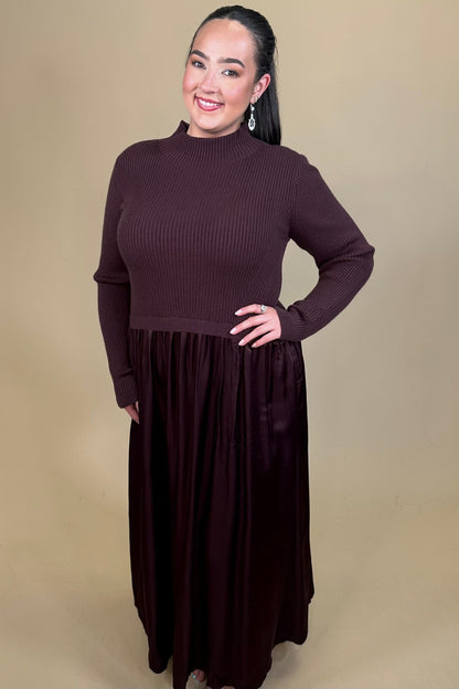 Mix Media Maxi Dress DRESS:~~Unassigned~~ TRIBAL 