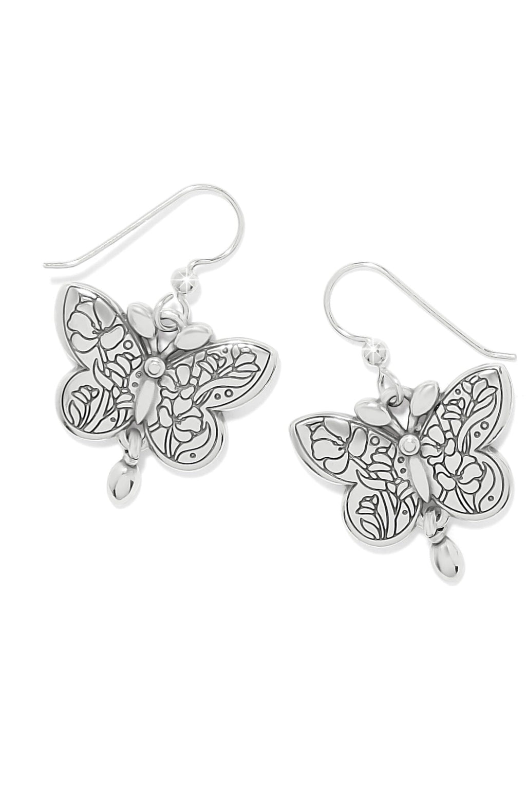 La Tulipe Butterfly French Wire Earrings BJEWELRY Brighton Collectables 