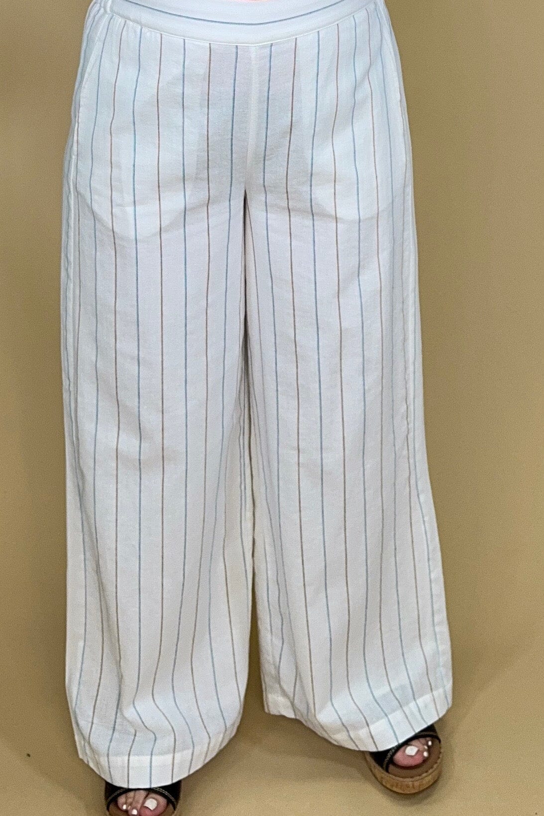 Pull On Wide Leg Woven Pant BOTTOMS LIVERPOOL 