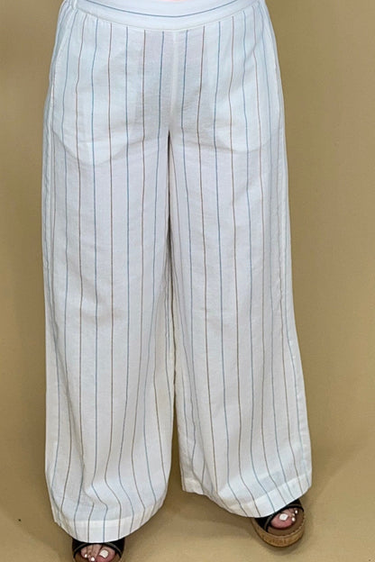 Pull On Wide Leg Woven Pant BOTTOMS LIVERPOOL 