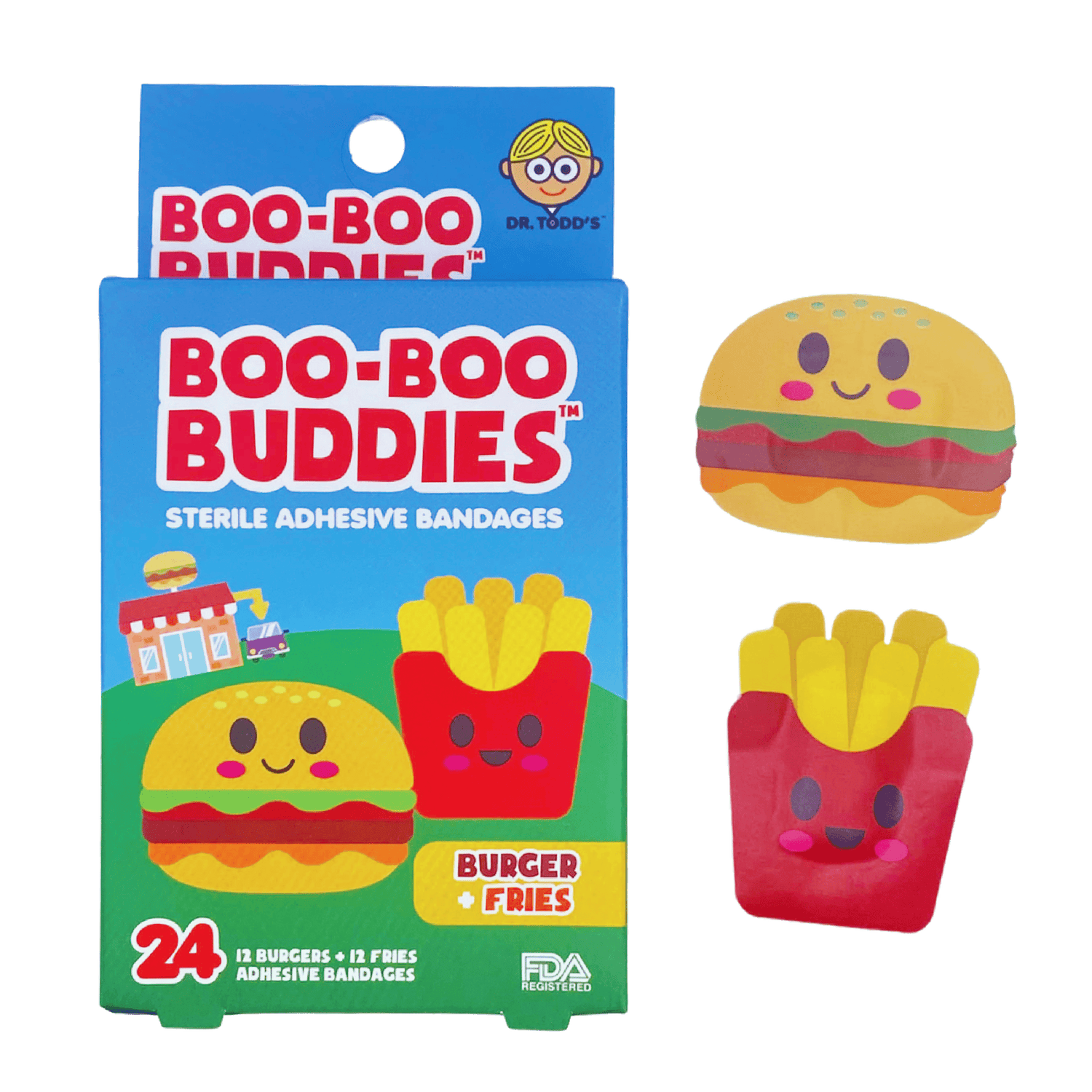 Boo Boo Buddies GIFT/OTHER BOOBOOBUDDIES FRY/BURGER 