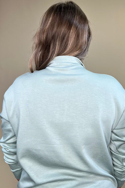 Long Sleeve Quarter Zip JRTOP CASUAL TOP CREATION 