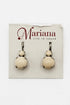 Double Stone Leverback Earrings in "Riverstone" - Silver Plated BETTERBRANDJEWELRY MICHALSMARIANA 