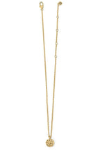 Contempo Gold Medallion Petite Necklace BJEWELRY Brighton Collectables 