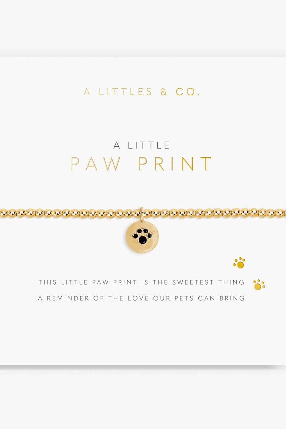 Paw Print Bracelet JEWELRY A LITTLES &amp; CO 