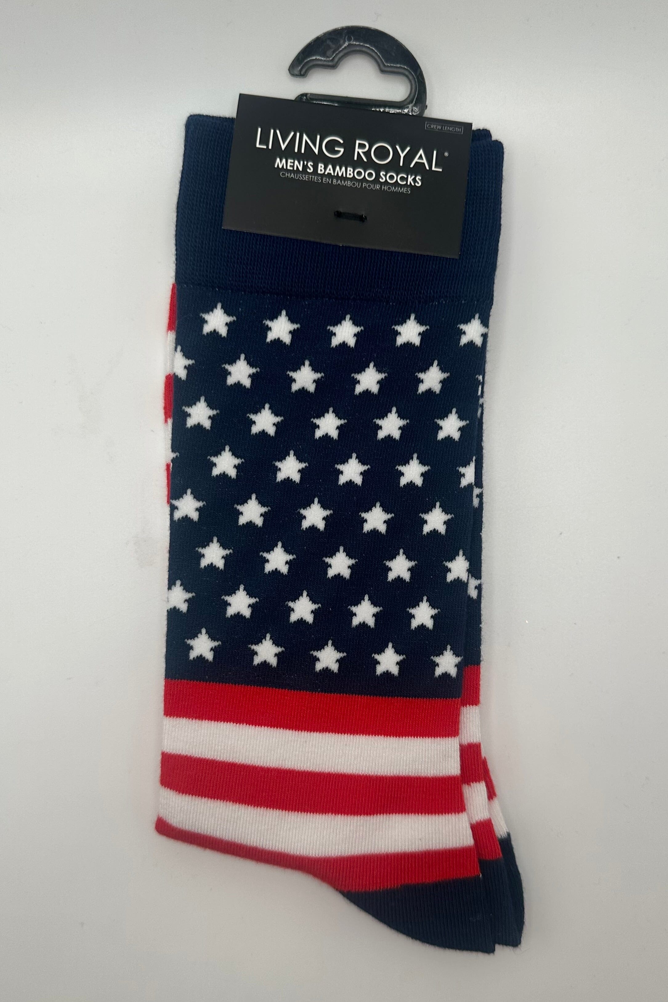 Flag Mens Bamboo Crew Sock GIFT/OTHER LIVINGROYAL 