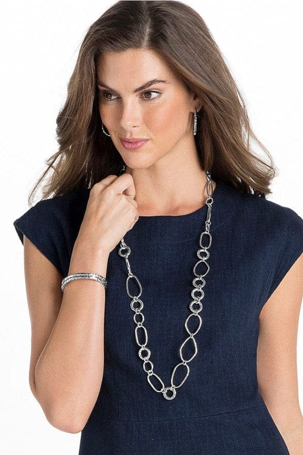 Pebble Oval Hoop Earrings BJEWELRY Brighton Collectables 