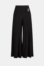 Pull On Pant w/ Gold Oval Buckle BOTTOMS JOSEPH RIBKOFF 