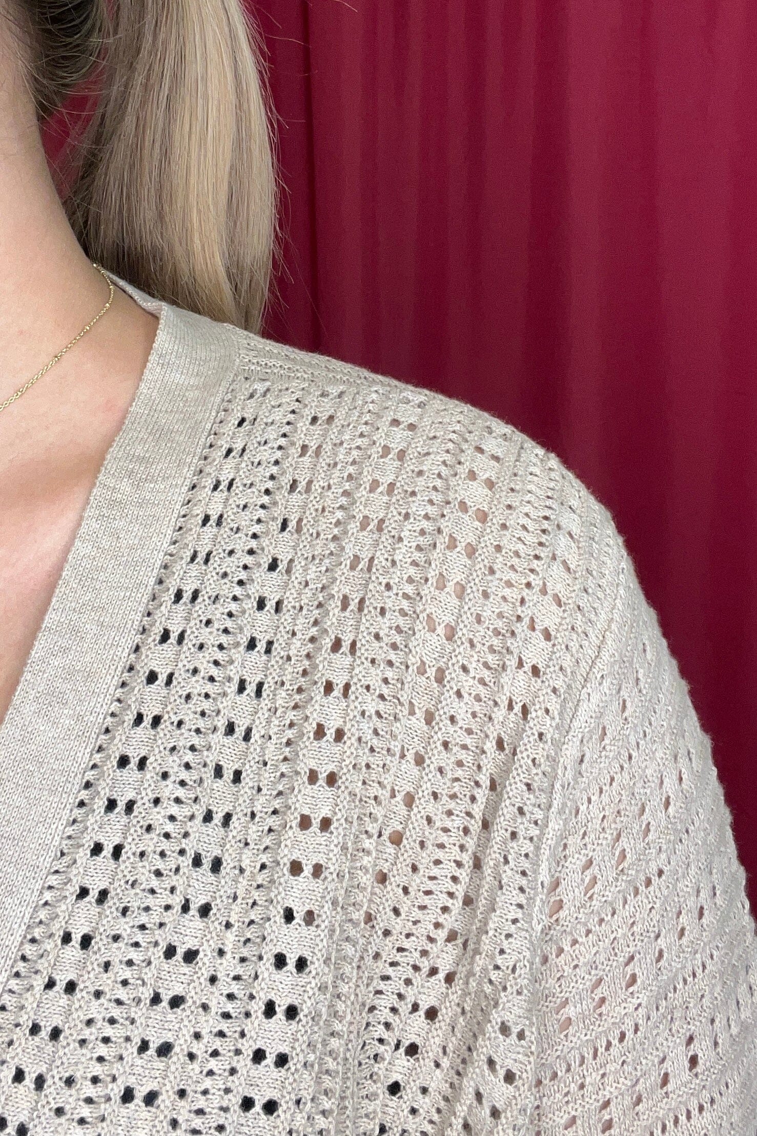 Long Sleeve Knit Cardigan OUTFIT COMPLETER SOUTHERN LADY 