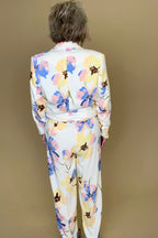Floral Printed Pant w/Tie BOTTOMS ZAC & RACHEL 