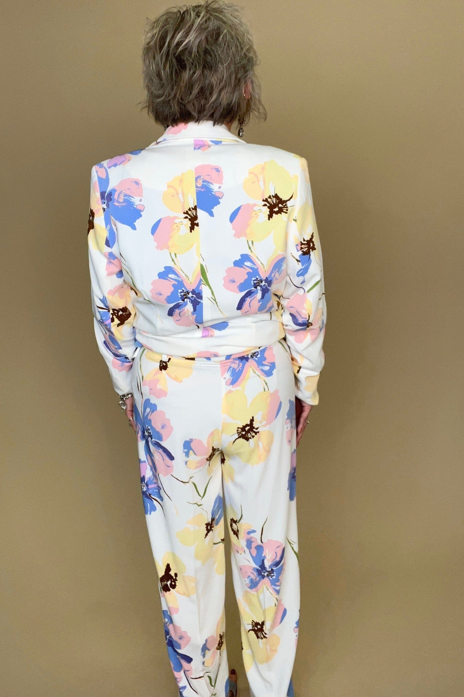 Floral Printed Pant w/Tie BOTTOMS ZAC &amp; RACHEL 