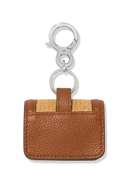 Everbloom Straw Handbag Fob BEVERYTHING Brighton Collectables 