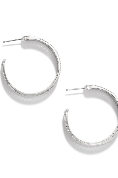 Ferrara Siena Large Hoop Earrings BJEWELRY Brighton Collectables 