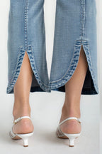 Gia Glider Crop Flare w/Tulip Back Slit JEANS LIVERPOOL 