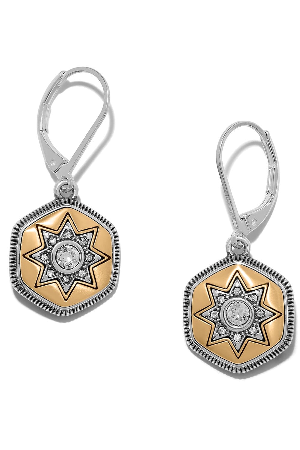 Mosaic Nova Leverback Earrings BJEWELRY Brighton Collectables 