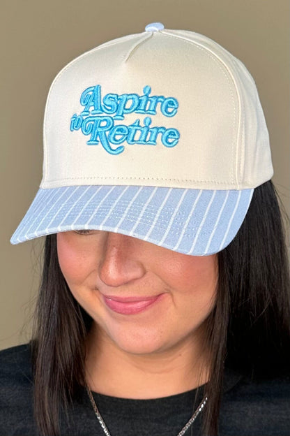 Aspire to Retire Hat SCARF/HAT/WINTERGOODS STITCHYOURSTYLE 