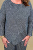 Pasadena Knit Stripe Pacific Seamed Top MISSY TOP SPECIAL HABITAT 