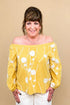 3/4 Slv Embroidered Woven Top MISSY TOP SPECIAL LIVERPOOL 
