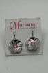 Rhodium Flower Earrings in "Light Rose" BETTERBRANDJEWELRY MICHALSMARIANA 