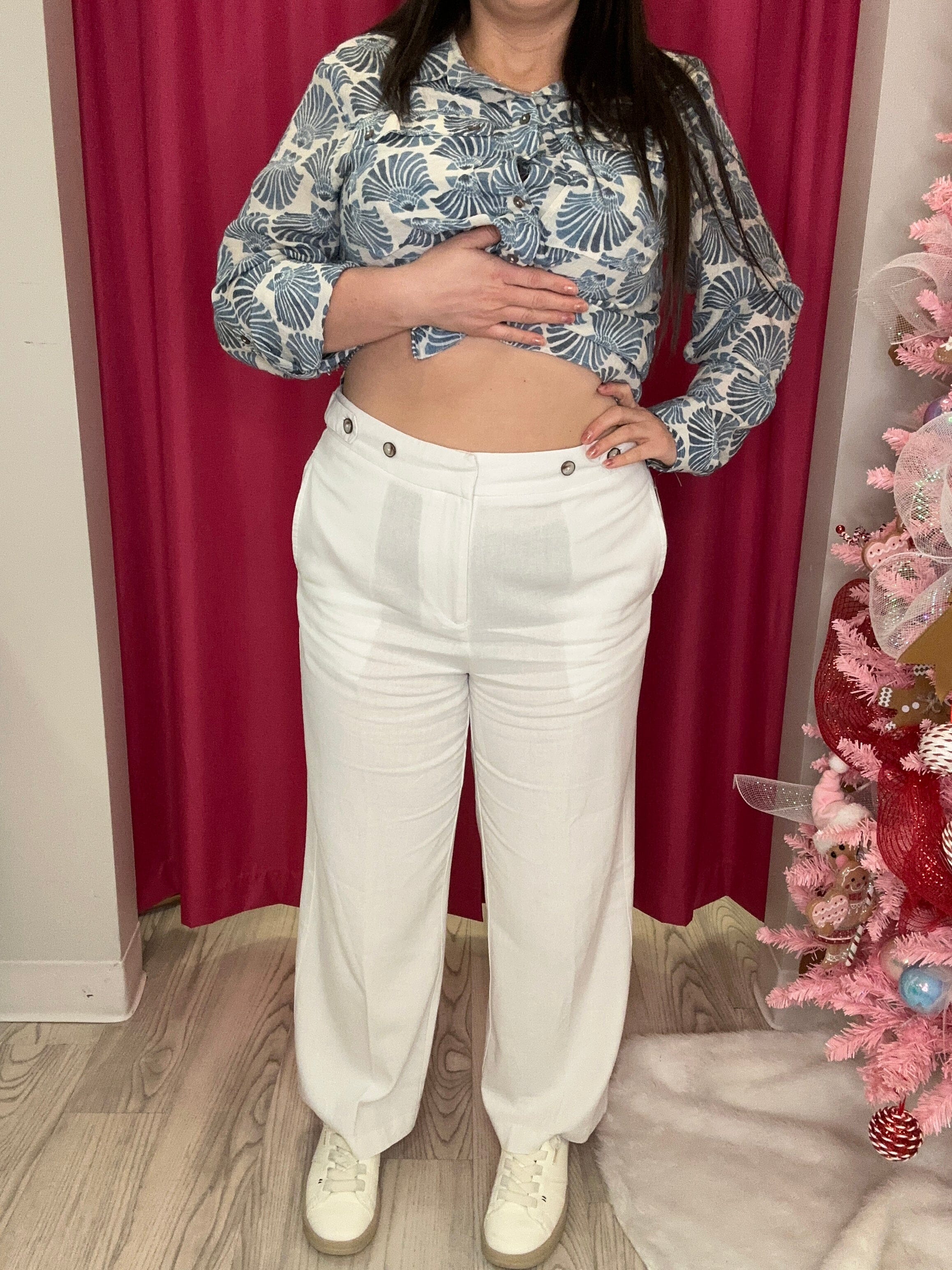 Straight Leg Pant w/Pockets BOTTOMS ZAC &amp; RACHEL 