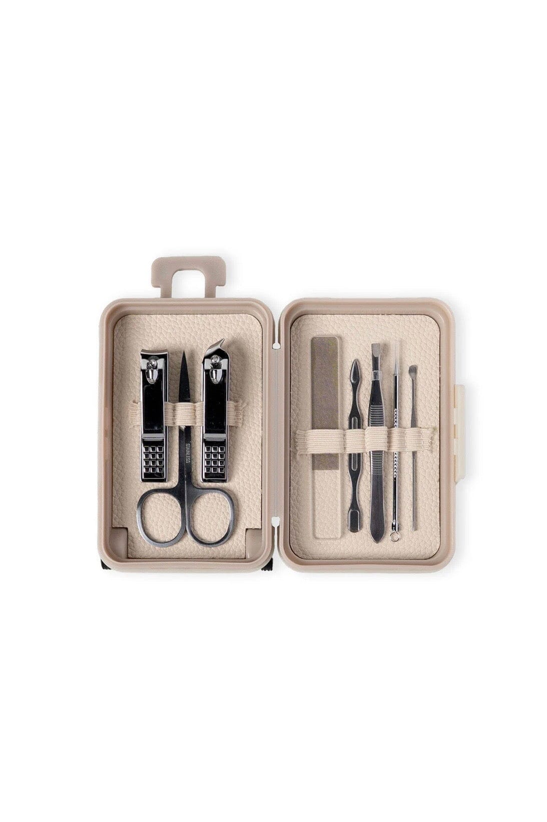 Beige Runway Ready Nail Care Carry-On GIFT/OTHER DMMERCHANDISING 