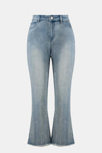Striaght Crop Jean w/Rhinestone Stripe BOTTOMS JOSEPH RIBKOFF 