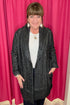 Long Sleeve Open Knit Shawl Sweater Coat JACKET LIVERPOOL 