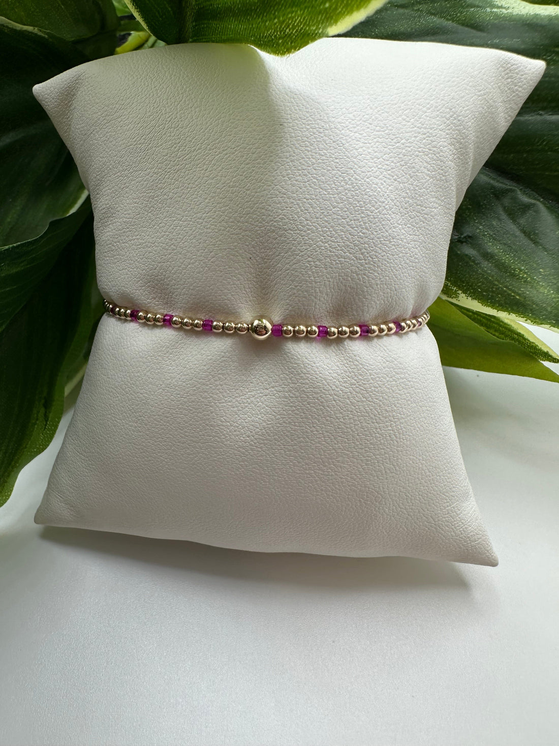 Enewton Hope Sincerity Pattern 2mm Bead Bracelet- Fuchsia JEWELRY ENEWTON