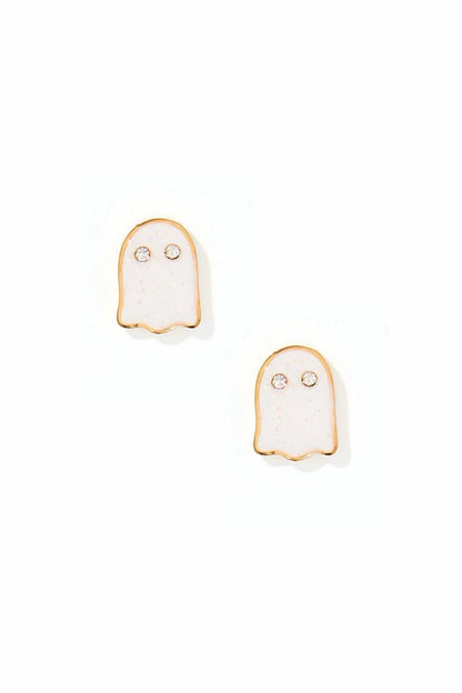 Ghost Screwback Stud Earrings JEWELRY LINNY CO 