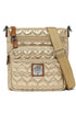 Gold Kallista Messenger Bag BHANDBAGS Brighton Collectables 