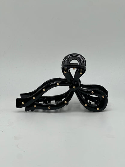 Black Bow Claw Clip GIFT/OTHER MADEBYHARCO 