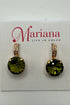Large Embellished Drop Earrings in "Olive Garnish" - Yellow Gold BETTERBRANDJEWELRY MICHALSMARIANA 