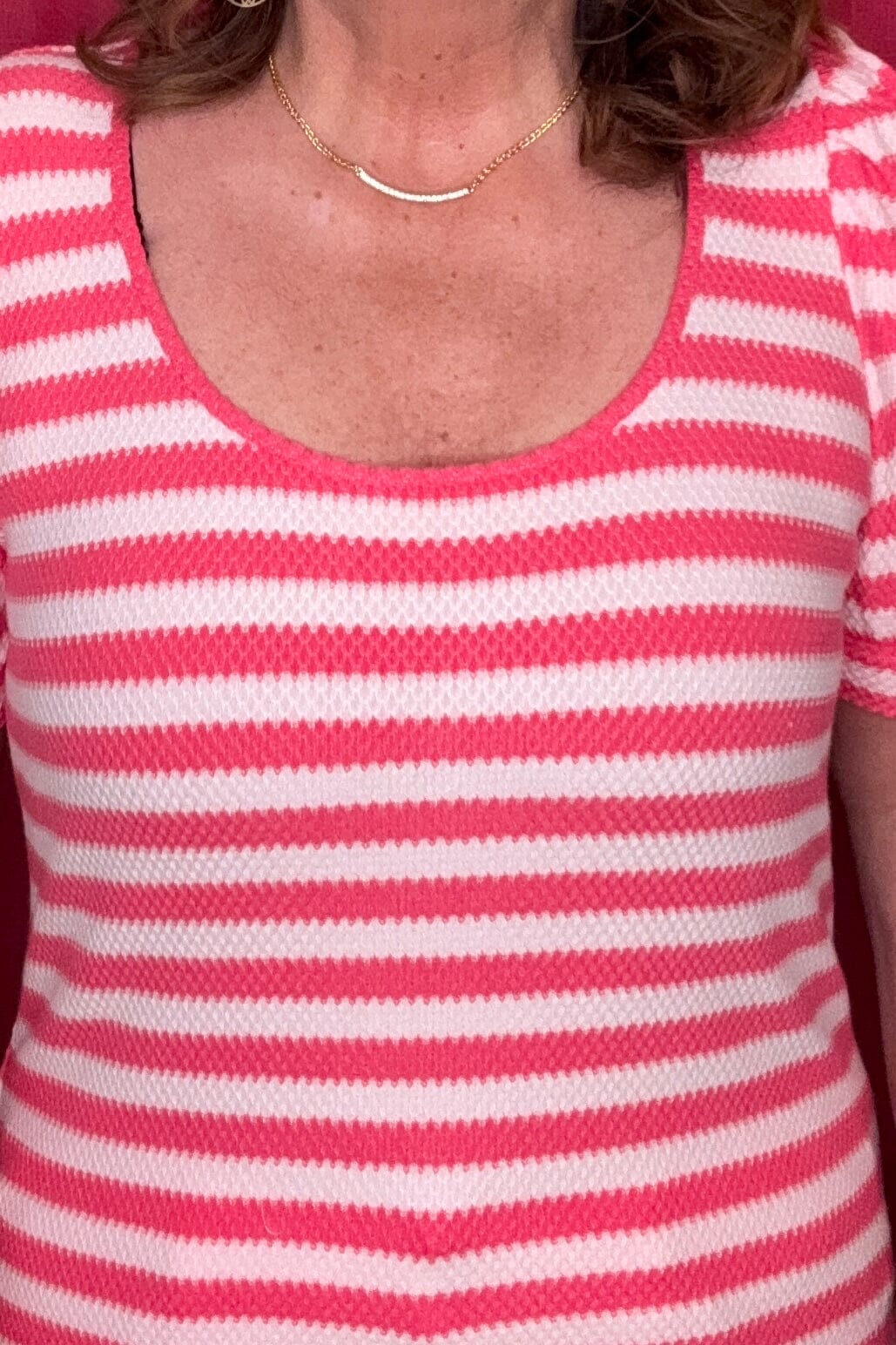 Half Sleeve Scoop Neck Knit Top MISSY TOP SPECIAL LIVERPOOL 