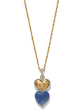 One Heart Duo Heart Petite Necklace BJEWELRY:~~Unassigned~~ Brighton Collectables 