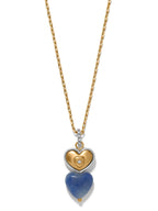One Heart Duo Heart Petite Necklace BJEWELRY:~~Unassigned~~ Brighton Collectables 