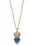 One Heart Duo Heart Petite Necklace BJEWELRY:~~Unassigned~~ Brighton Collectables 