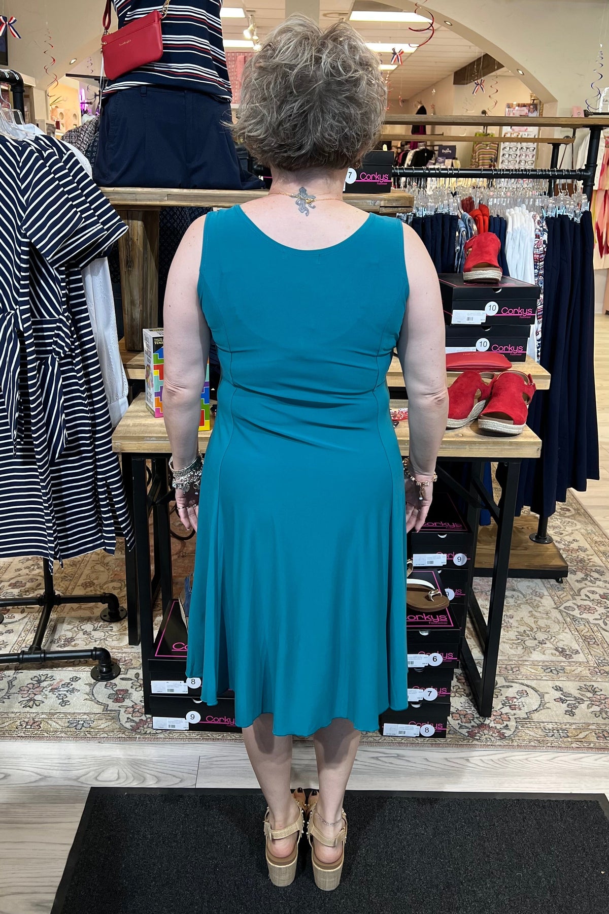 Sleeveless Knee Length Dress DRESS K Lane&