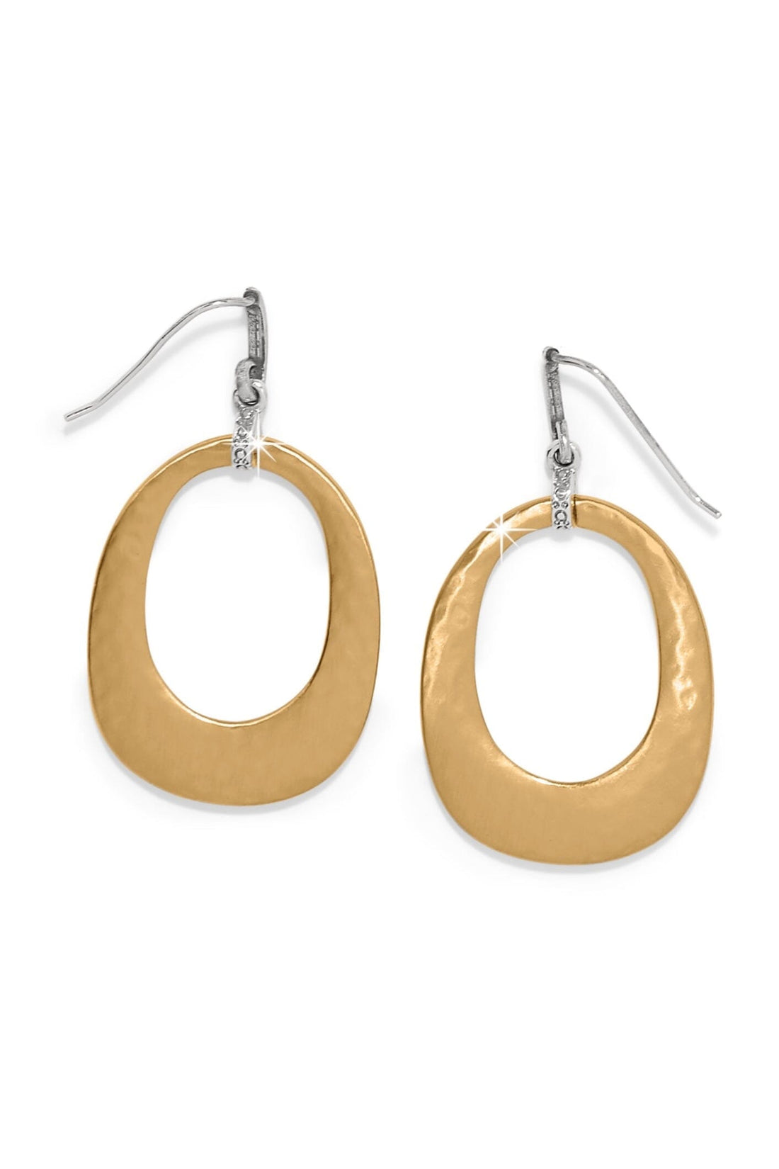 Meridian Geo Open Hoop French Wire Earrings BJEWELRY Brighton Collectables 