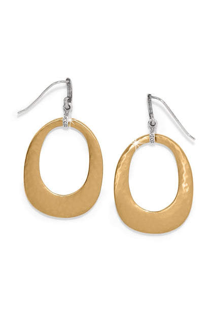 Meridian Geo Open Hoop French Wire Earrings BJEWELRY Brighton Collectables 