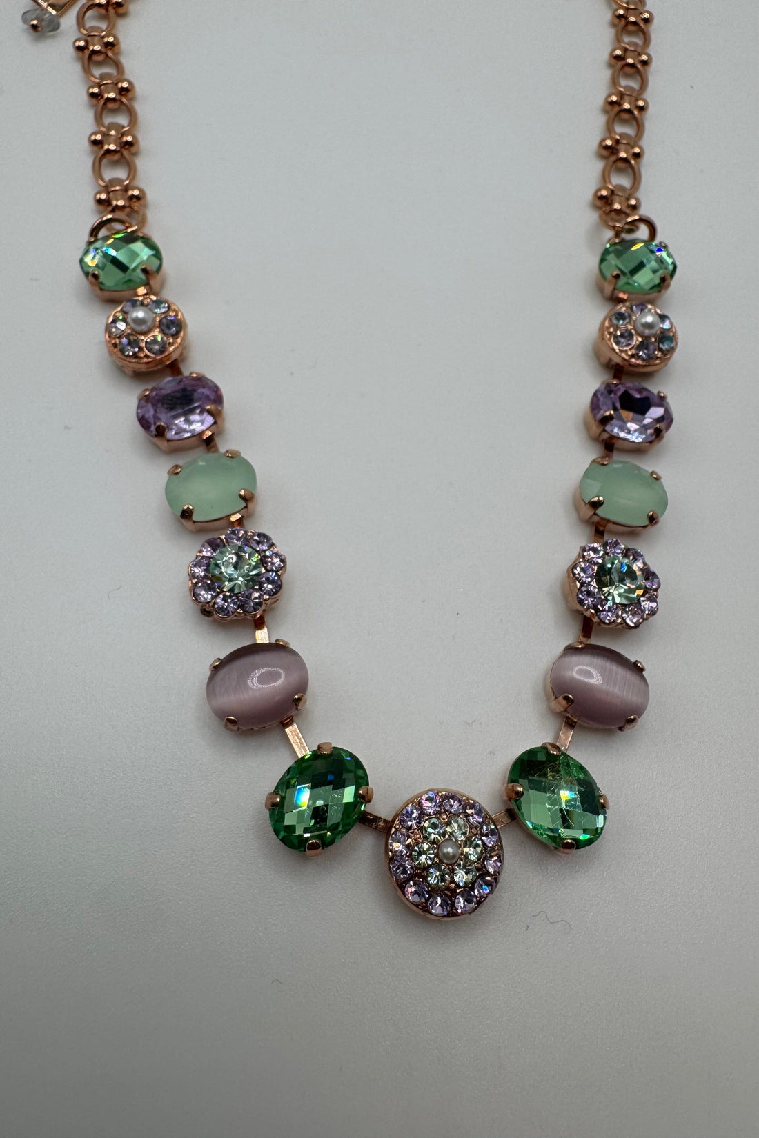 Medium Oval Elemental Necklace in "Mint Chip" BETTERBRANDJEWELRY Mariana