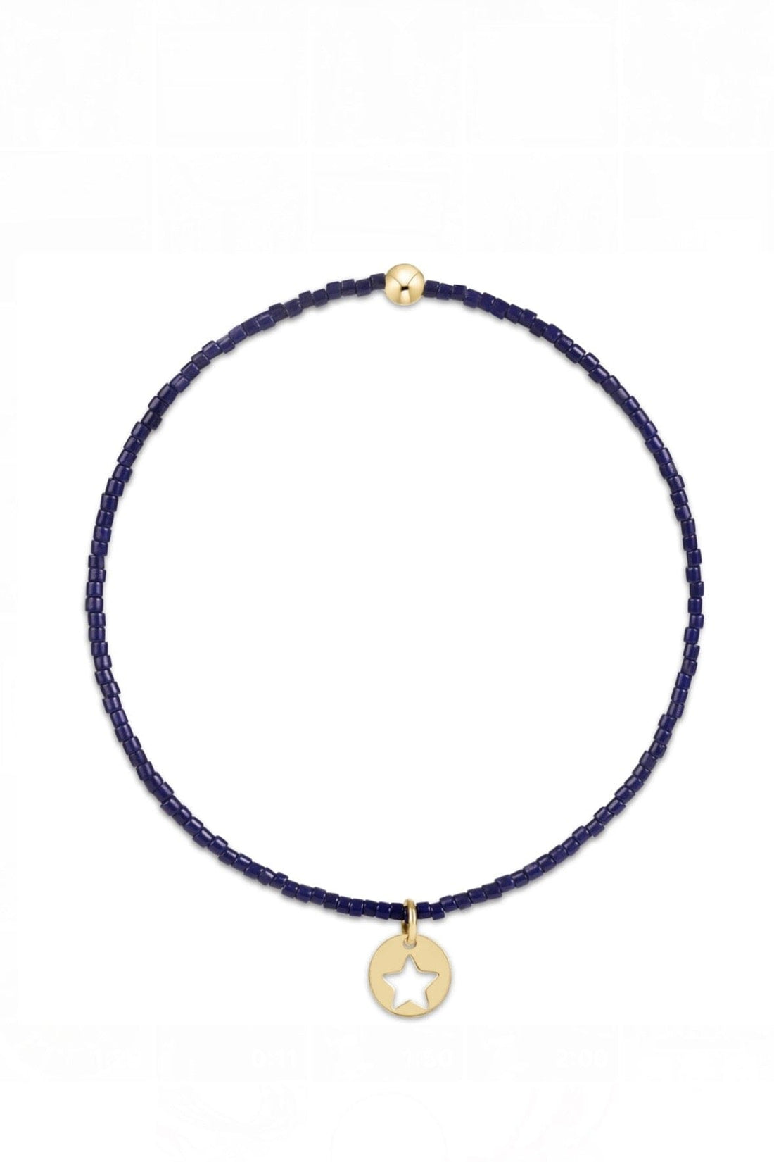 Extends Hope Classic Bracelet- Navy-Star Small Gold Disc JEWELRY ENEWTON