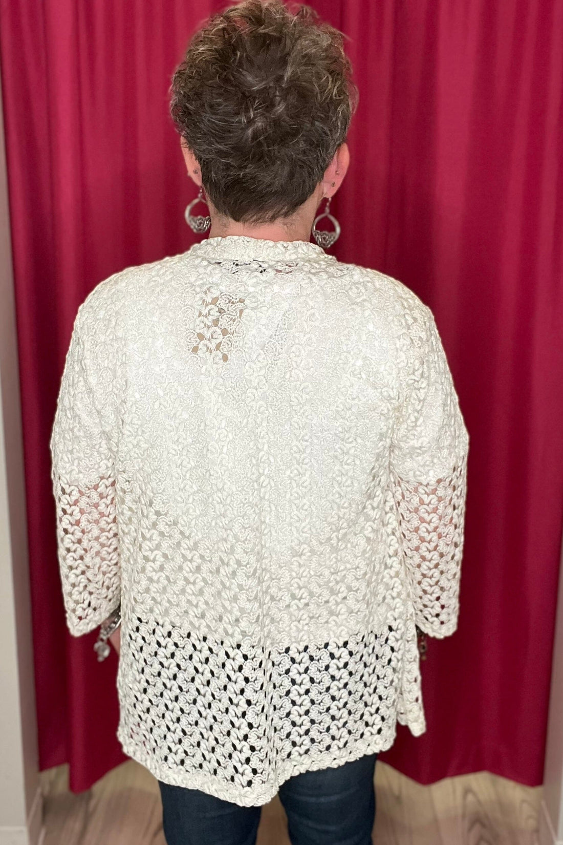 Crochet Cardigan OUTFIT COMPLETER SOUTHERN LADY 