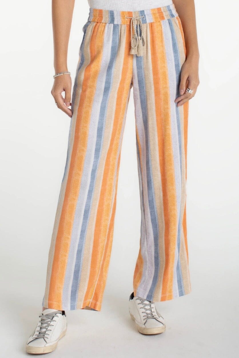 Pull On Drawsting Striped Pant BOTTOMS LIVERPOOL 