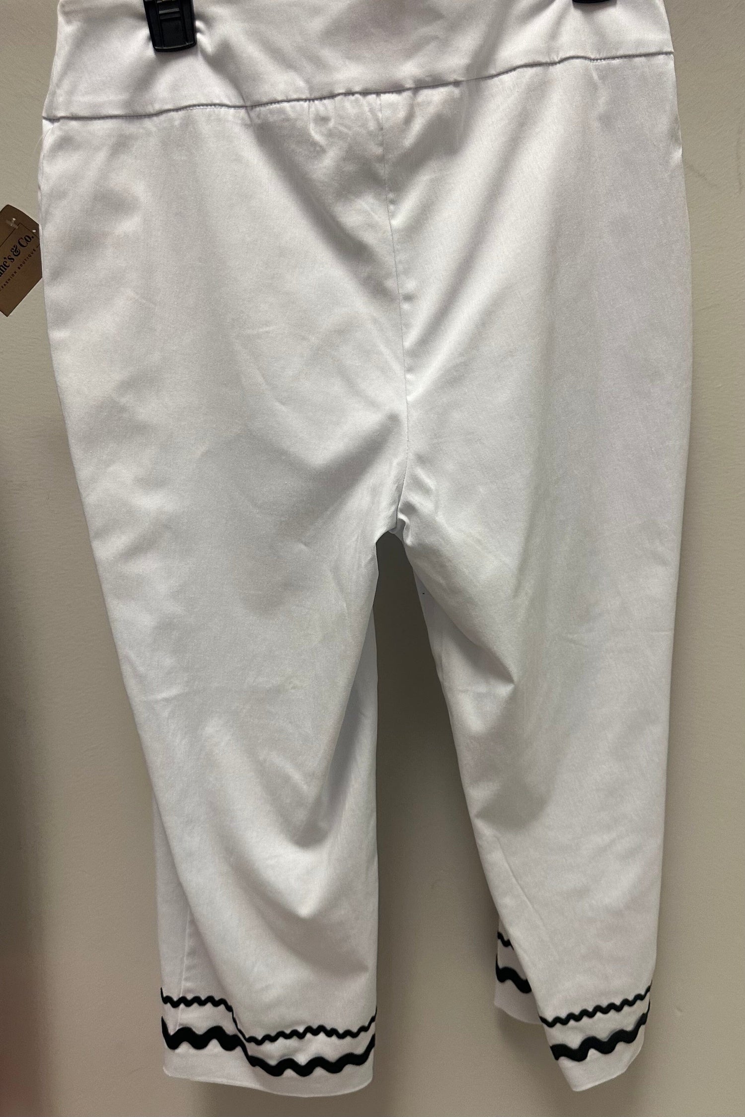 Pull On Crop Pant w/RickRack Detail BOTTOMS ZAC &amp; RACHEL 