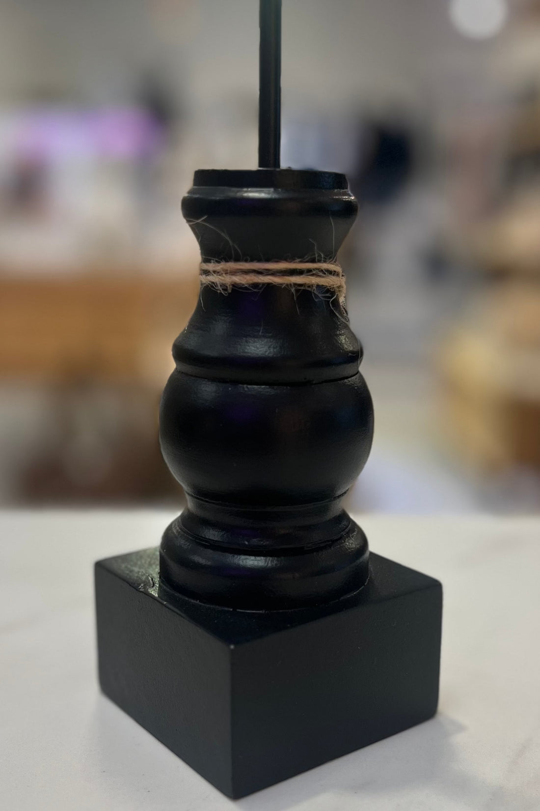 Medium Black Mini Gallery Block &amp; Hook GIFT/OTHER ROUNDTOP 