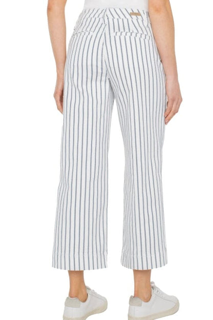 Wide Leg Crop With Patch Pockets BOTTOMS LIVERPOOL 