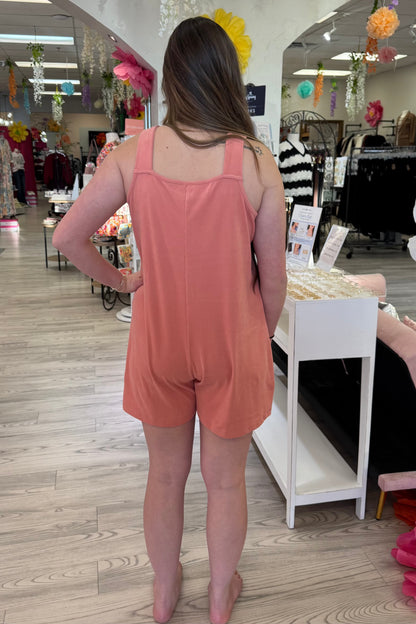 Weekend Brushed Ribbed Romper DRESS COCO+CARMEN 